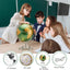 Illuminated Globes, World with Stand, 8-Inch World Globe, Kids Learning, Globe Lamp with Built-In LED, Light Up Globe, Home Dcor and Office Desktop