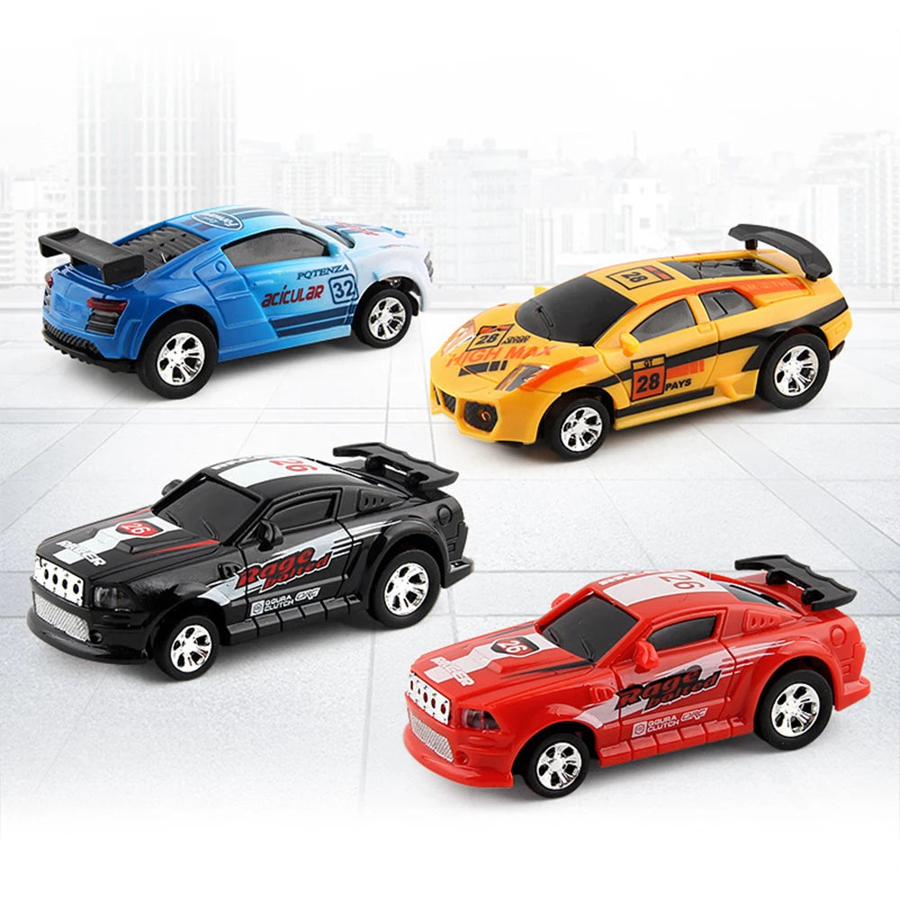 RC Car Can Box, Remote Control Car with Roadblocks Mini Can Remote Control Car Coke Cans Design Creative Simulation Racing Car Toy - Toyigo