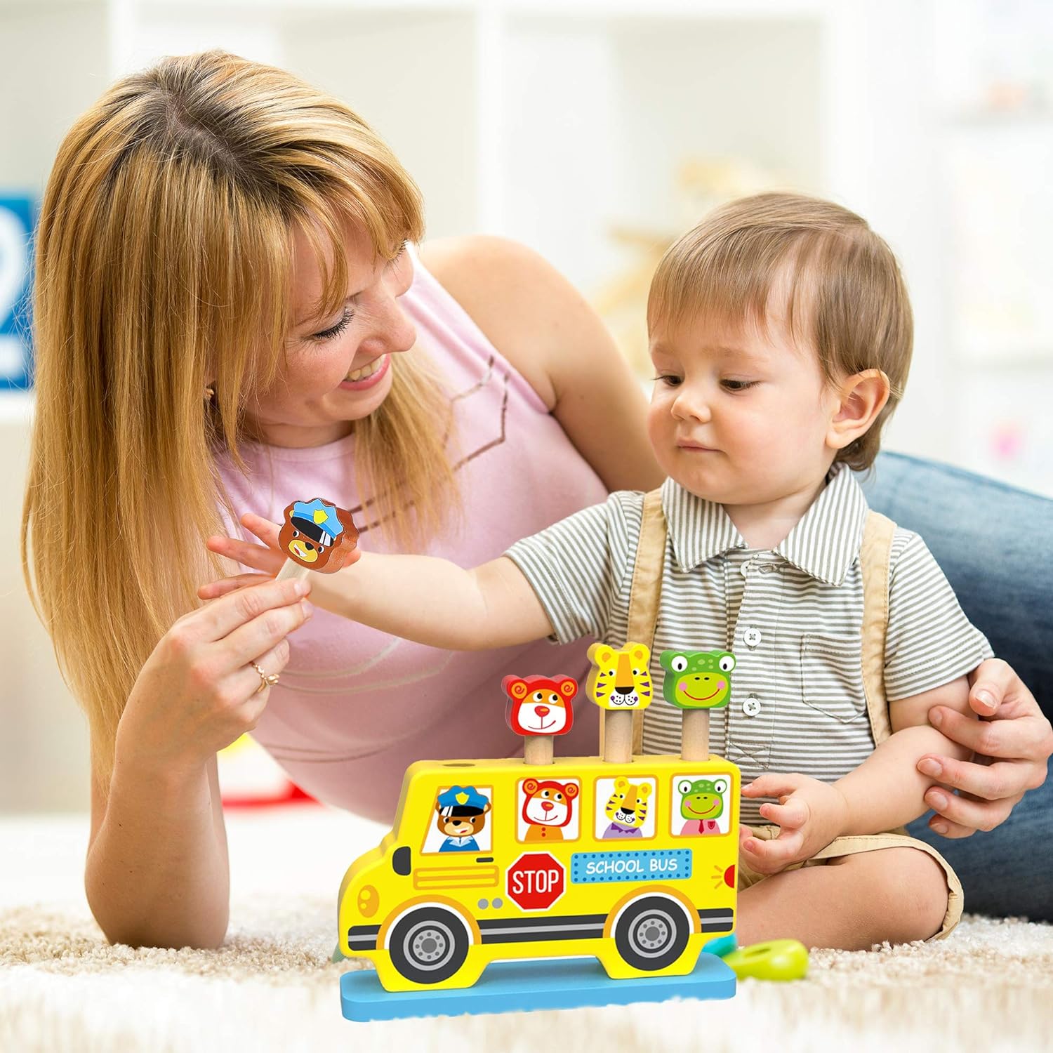 Preschool Learning Activities, Montessori Toys for Toddlers, Educational Toys for 1 Year Olds, Montessori Toys for 1 Year Old Boy and Girl - Toyigo