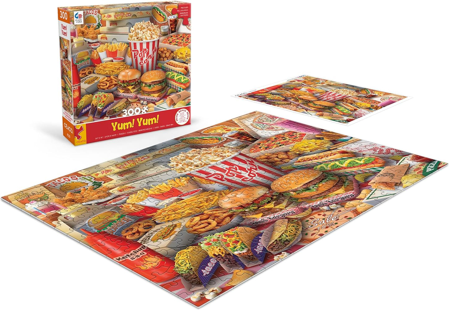 Yum Yum - 300 Oversized Piece Jigsaw Puzzle