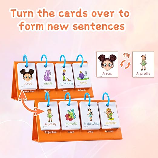 Sentence Building for Kids - Speech Therapy Materials Learn to Read Sentence Builder for 3-8 - Preschool Kindergarten Learning Activities Classroom Must Haves for Boys Girls 1st 2nd 3rd Grade