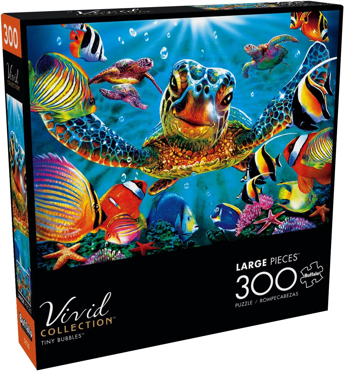 1000-piece jigsaw puzzle large pieces, Vivid Collection Tiny Bubbles 300-piece puzzle, Large piece puzzle Tiny Bubbles, Vivid Collection puzzle 300 pieces