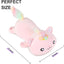 Cute Kitten Unicorn Plush Toy, Stuffed Animal Kitty, Soft Anime Cat Plush Pillow for Kids (Pink Unicorn Cat, 12")