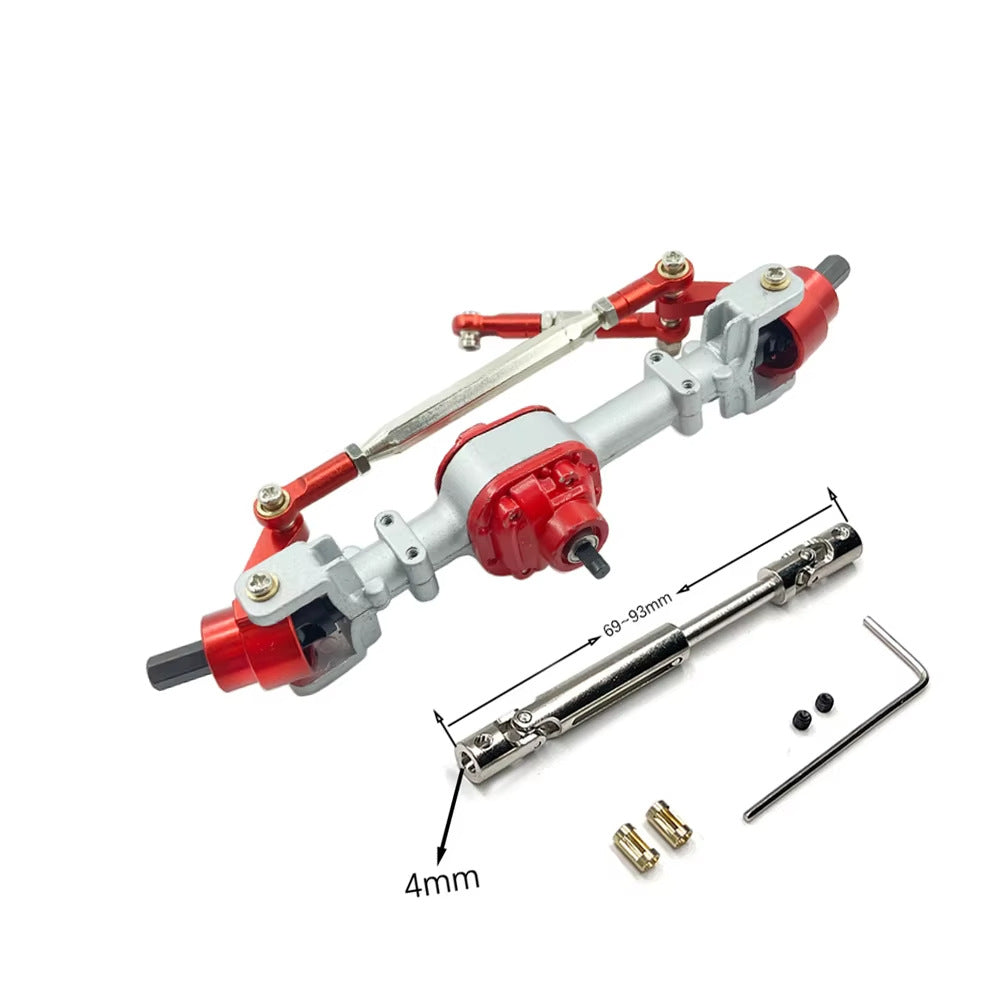 Metal Front and Rear Axle, Drive Shaft, Bull 1/12 MN78, MN82, LC79 Remote Control Car, Upgrade Parts, Accessories