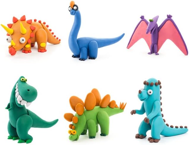 Clay Kit For Kids, Dinosaur Clay Modeling, Interactive Clay Modeling, Educational Clay Modeling