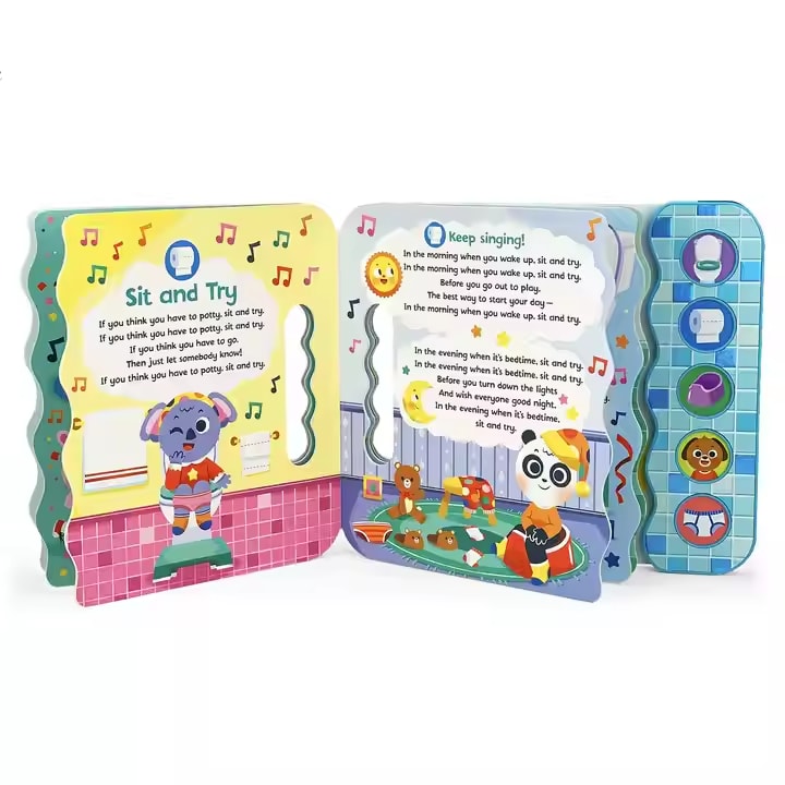 Splish, Splash, Sing & Laugh: 5-Button Interactive Sound Book for Kids, Early Learning with Fun Songs (Early Bird Edition)