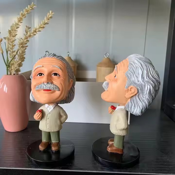 Einstein Collection Model - Handmade PVC Character Ornaments Toy Figure Statues