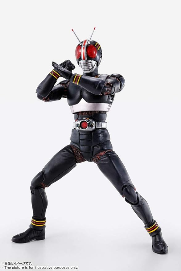 S.H. Figuarts Kamen Rider Black,  Approx. 5.9 inches (150 mm), ABS & PVC Pre-painted Action Figure, True Bone Carving Method figure