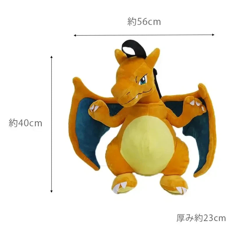 Cute Pokemon, Anime Plush Bag, Kawaii Stuffed Plush, Charizard Cosplay Props Soft Japanese Style Schoolbag  Christmas, birthdays Gifts for Kids - Toyigo