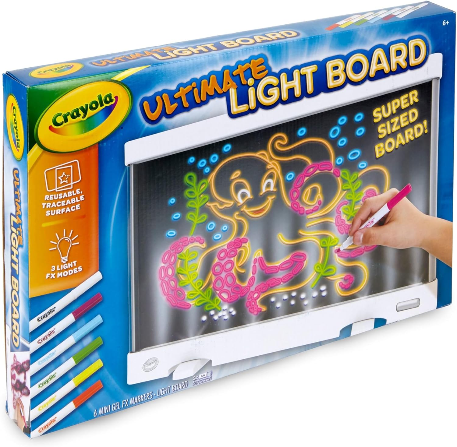 Ultimate Light Board, Kids Tracing & Drawing Board, Birthday & Easter Gift for Boys & Girls, Educational Toy for Children, Creative Learning Board for Years 6+ - Toyigo