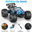 Monster Truck, Remote Control Truck, 2.4Ghz All Terrain Off-Road Monster Truck, Remote Control Car, 20 KM/H Rc Cars with LED Bodylight and 2 Rechargeable Batteries Kids Toys for Boys Age 4-12 - Toyigo