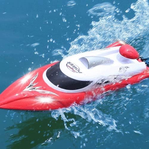 Remote Control Boat, 2.4GHz Remote Control High-Speed Boat Speedboat, Water Model Toy, Flip Reset, Circulating Water Cooling, Precision Waterproof