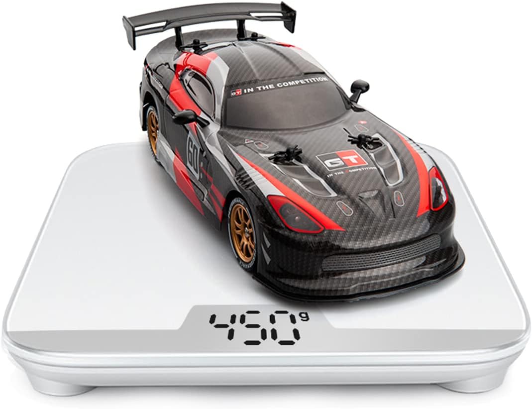 Super GT RC Car 4WD 1:16 Remote Control Racing Car with Extra Drift Tires – 16km/h Speed, 2.4GHz RC Drift Car with Functional Lights – Ideal Gift for Boys