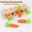 Wooden Montessori Shape Matching Puzzle - Carrot Harvest Game for Boys and Girls Aged 1-3 | Developmental Educational Toy for Toddlers | Ideal Birthday Gift for Fine Motor Skill Development