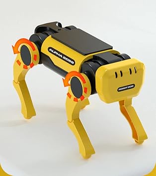 DIY Solar-Powered Robot Dog - Educational Science Experiment Model for Kids - Assembly Puzzle Toy for Boys and Girls