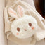 Cute Bunny Crossbody Bag, Cartoon Plush Rabbit Backpack, Kawaii Fluffy Plush, Animal Purse Lovely Lolita Girl Handbag for kids Teenagers Lovely Fluffy Bunny Pearl Backpack - Toyigo