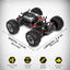 Remote Control Truck, 4x4 Off-Road Waterproof RC Truck, Remote Control Car, Hobby Grade RC Car 1:20 Scale Brushed Motor with Two Batteries, Fast RC Cars for Kids Adults - Toyigo