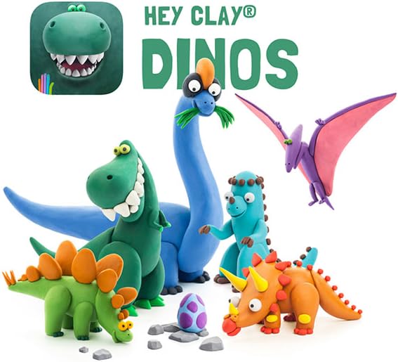 Clay Kit For Kids, Dinosaur Clay Modeling, Interactive Clay Modeling, Educational Clay Modeling