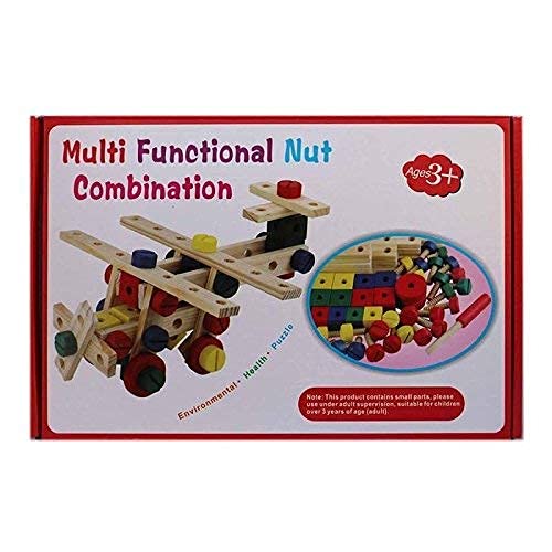 Children's Screw-Tightening Toys, Cross-Border Versatile Nut Combination, Hand-Eye Coordination Exercise, Disassembly and Assembly Building Blocks for Boys