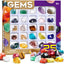 Educational Science Kit, Rock Collection Box for Kids,  25 Unique Gemstones, 36pcs Real Rock & Minerals Collection Geology Gemstone Kit, 48pcs Real Gemstone, Great STEM Gift for Boys & Girls - Toyigo