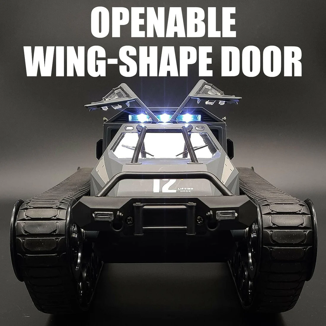 Tank 1:12 Scale High Speed All Terrain Tank (Grey)