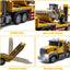 RC Semi Truck with Trailer Toy, 1:24 RC Semi-trailer Engineering Tractor With Sound And Lights, 1:24 RC Semi-trailer Engineering Tractor With Sound And Lights, Construction Vehicles For Kids - Toyigo