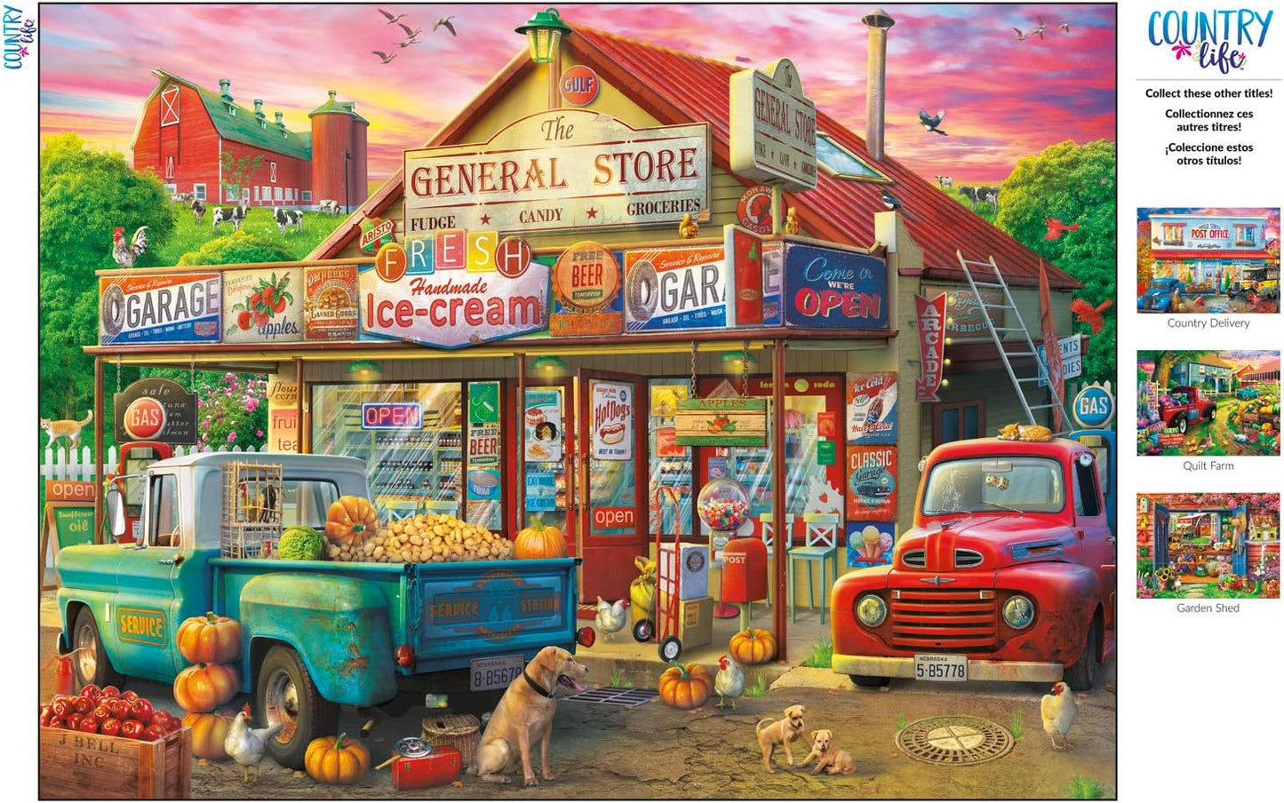 Country Store 1000 Piece, Jigsaw Puzzle for Adults, Challenging Puzzle Perfect for Game Nights, 1000 Piece Finished Size is 26.75 x 19.75