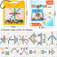 Magnetic Drawing Board for Kids, Toddler magnetic doodle board, Colourful doodle board with Magnetic Pen and Magnetic Beads, Kids Toy Stocking Stuffers for Kids Travel Toys Toddler Toys 2-3 3-5 - Toyigo