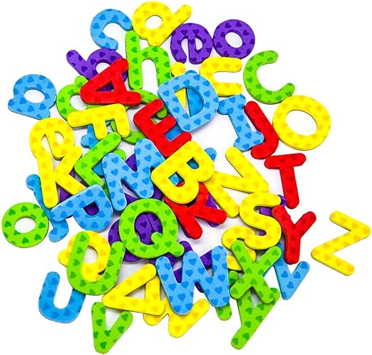 Magnetic Letters and Numbers for Classroom Educating Kids in Fun -Educational Alphabet Refrigerator Magnets Building Preschool Toddler Spelling and Learning Refrigerator Magnets-112 Pieces