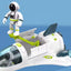 Space Explorer Shuttle and Rocket Ship Toys: STEM Space Adventure Toy with Light and Music for Kids