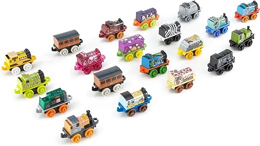 Thomas & Friends MINIS Toy Train 20 Pack for Kids, Miniature Engines & Railway Vehicles for Preschool Pretend Play