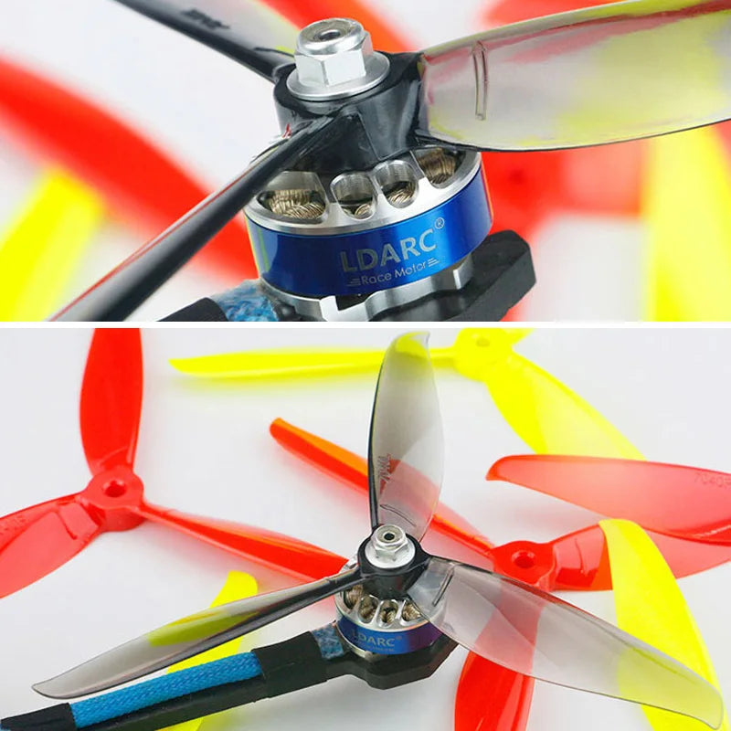 RC FPV Racing Freestyle, 8 pairs High Quality 7040 7 Inch 3 Blade/ tri-blade Propeller 8 CW 8 CCW for RC Drone FPV Racing Freestyle DIY Accessories Parts - Toyigo