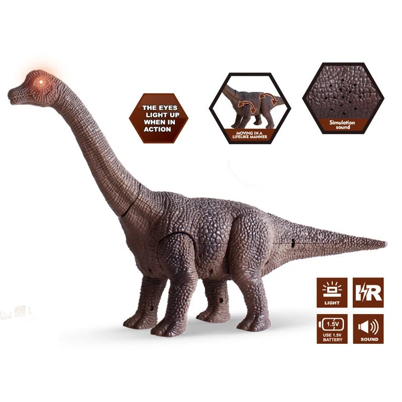 Remote Control Dinosaur, Kids Toy Remote Control Dinosaur, RC Animal Toy Electric Toy Radio-Controlled Robot Verisimilitude Sound Spray for Kids - Toyigo