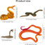 Snake Figures, Safari Animal Figurines, 8PCS Snake Figures, Realistic Jungle Animals Toy Set, Halloween Fake Snake with Cobra Python Figure, Prank Props Scary Snake Christmas Birthday Tricky Toy Party Favor - Toyigo