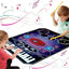 Drum Set + Piano Mat, 2 in 1 Kids Music Learning Toys for Boys Girls, Record & Playback, 24 Keys, Christmas Birthday Gifts for Toddler 3 4 5 6 7 8 Years, 8 Instrument Sounds - Toyigo