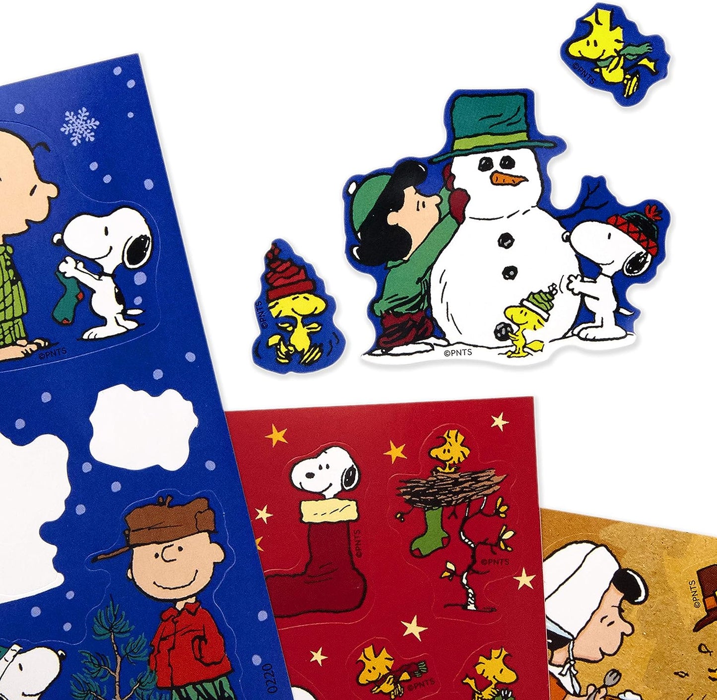 Peanuts Stickers (Pack of 237 Stickers, 12 Sheets) for Easter, Back to School, Halloween, Holiday and More  for Kids