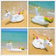 Baby Pool Float Unicorn - Toddlers Floaties Infant Inflatable Swimming Ring with Handles Aged 1-6 Years for Kids