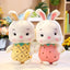 Stuffed Animals Bunny Plushies for Boys Girls Cute Plushies Plush Doll Cute Plush Kawaii Plush Small Stuffed Animals for Kids Baby Doll Room Decor Sensory Educational Toys Kids Toys