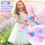 Toys for Girls: Princess Toy Bubble Wand, Birthday Gifts for 3 4 5 6 7 8 Years Old Girl, Bubbles Machine Fairy Wands for Kids Light Up with Bubble Solution, Toddler Girl Toys Age 4-5