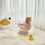 Baby Pool Float, Transparent Duck swmming Seat, Inflatable Swimming Ring Trainer, Bathtub Toy for Baby, Transparent Duck Swimming Ring, Swim Circle Floating Duck Seat Pool Toys - Toyigo