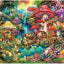 Aimee Stewart, Merry Mushroom Village Picnic, 1000 Piece Jigsaw Puzzle for Adults, Challenging Puzzle Perfect for Game Nights, Finished Size 26.75 x 19.75