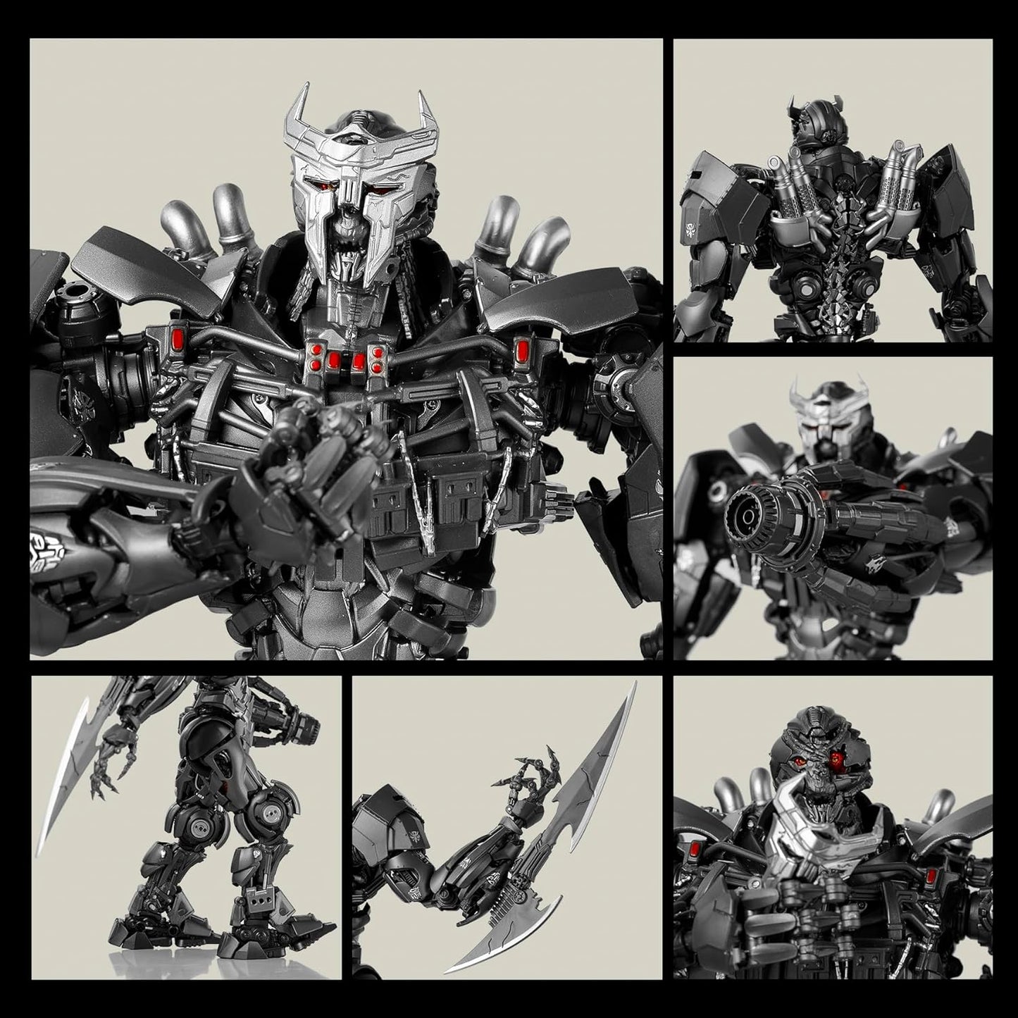 Scourge Transformer Toys, Transformers Rise of The Beasts Action Figure, Highly Articulated 8.66 Inch No Converting Model Kit, Great Collection Birthday Easter Gifts for Men Women