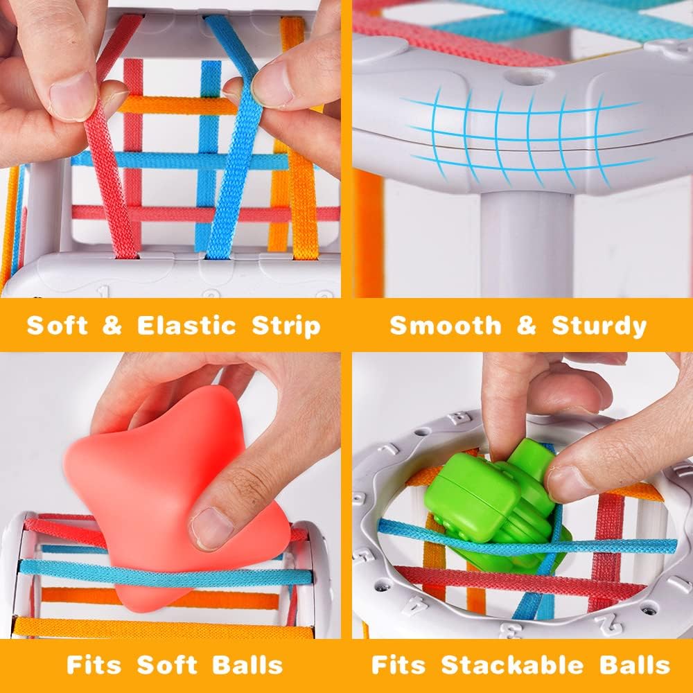 Cross-Border Infant Early Education Building Blocks - Sessile 0-3 Years Baby Hands-On Grasping Cognitive Sensory Educational Toys