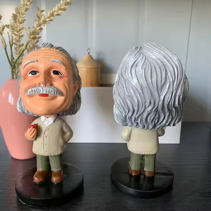 Einstein Collection Model - Handmade PVC Character Ornaments Toy Figure Statues