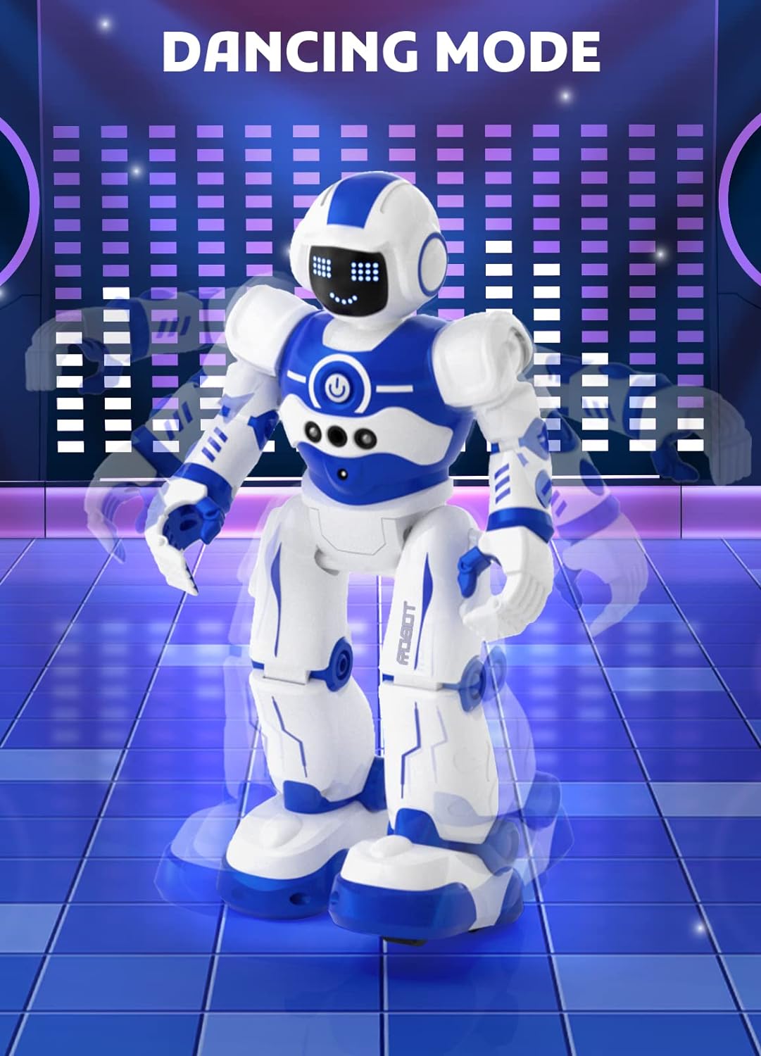 Robot Toy, Smart Walking Dancing Robot Toy, Programmable Remote Control, Gift with Gesture & Sensing Boys Birthday Gift Age 4 5 6 7 8 9 10 Year Old Kids Toys