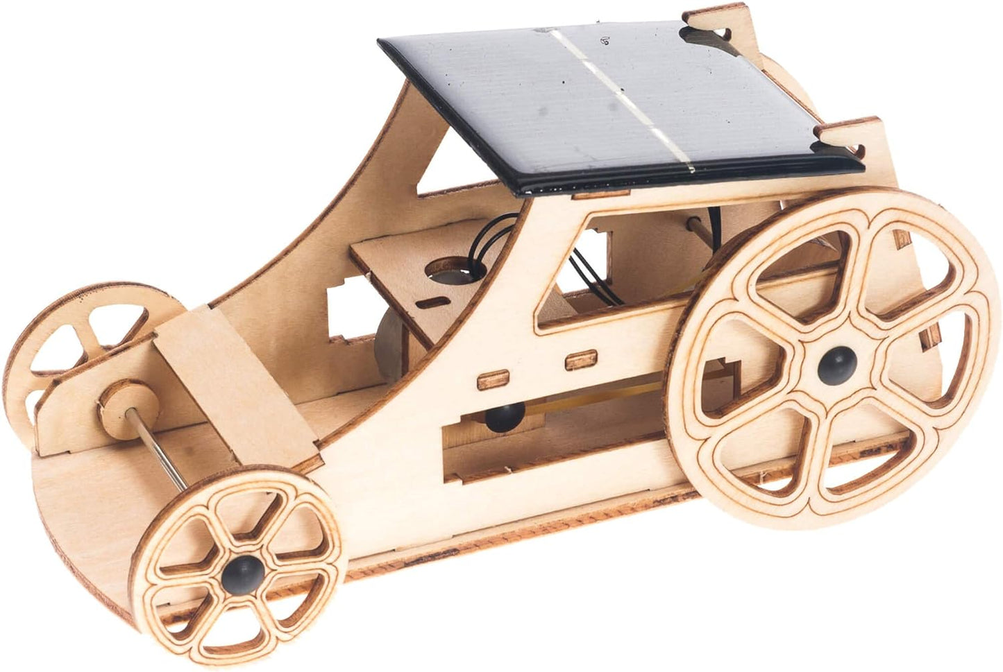 Wooden Solar Model Cars to Build, Educational Science Kits for Kids Age 12-14, Gifts for 10+ Year Old Boys Girls, Science Experiments for Kids 9-12 Engineering Toys Robotics STEM Kit