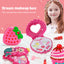 Pretend Princess Makeup Play Set for Girls, Dress-Up Toy with Play House Accessories