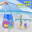 Beach Toys, Collapsible Sand Castle Toys for Beach Include 3 Pack Foldable Buckets, Shovels Molds and Storage Mash Bag for Kids 3-10, Sandbox Travel Toys for Toddlers Kids