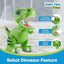 Power Your Fun Robo Pets T-Rex Dinosaur Toy for Boys and Girls, Remote Control Robot with LED Light Eyes, Interactive Hand Motion Gestures, STEM Program Treats, Walking Dancing Kids - Toyigo