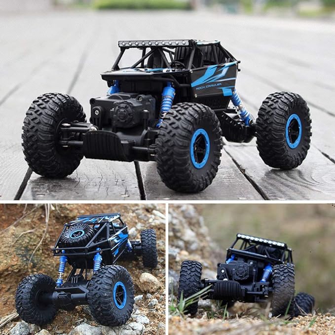 Monster Truck, 2.4Ghz 4WD All Terrain RC Rock Crawler, Electric Radio Control Cars Off Road RC Monster Trucks Boys Girls for Kids Toys - Toyigo